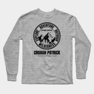 Mayo Ireland, Croagh Patrick Mountain Long Sleeve T-Shirt